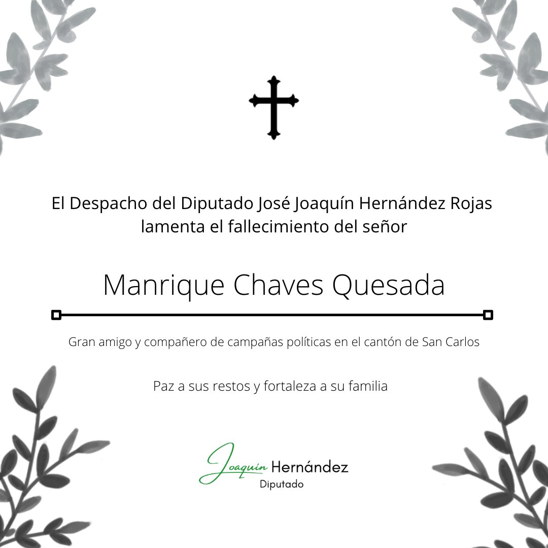 Con profundo dolor informo