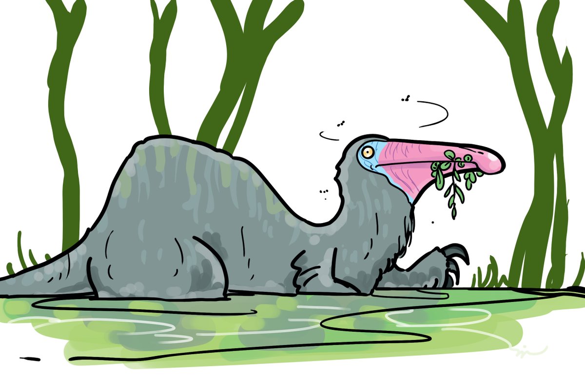 deinocheirus: greek for "no thoughts, head empty" #PrehistoricPlanet
