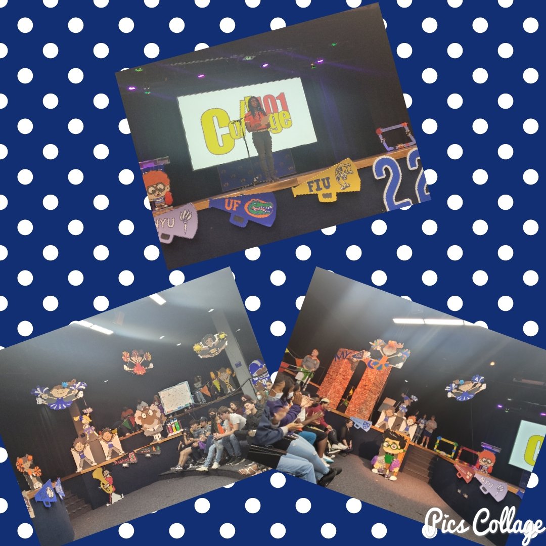 SASWhiteTigers's tweet photo. Academic Signing Day at the #dreamfactory today...Oh, the Places You'll Go! #saspride @MDCPSSouth @SuptDotres https://t.co/oQK4mOMP60