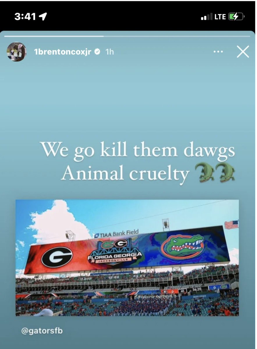 In two games against Georgia, Cox has had 6 tackles and 1 tackle for loss.
