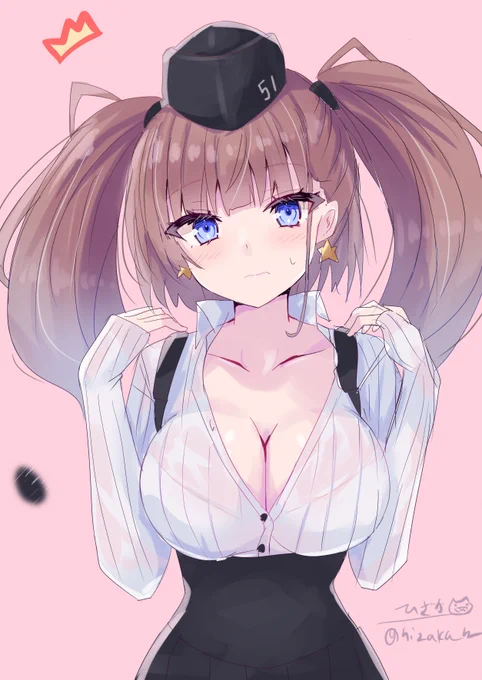 「きゃっ!?」ボタンが弾け飛んだアトランタ
#艦これ版深夜の真剣お絵描き60分一本勝負
#艦これ版真剣お絵描き60分一本勝負_20220525 