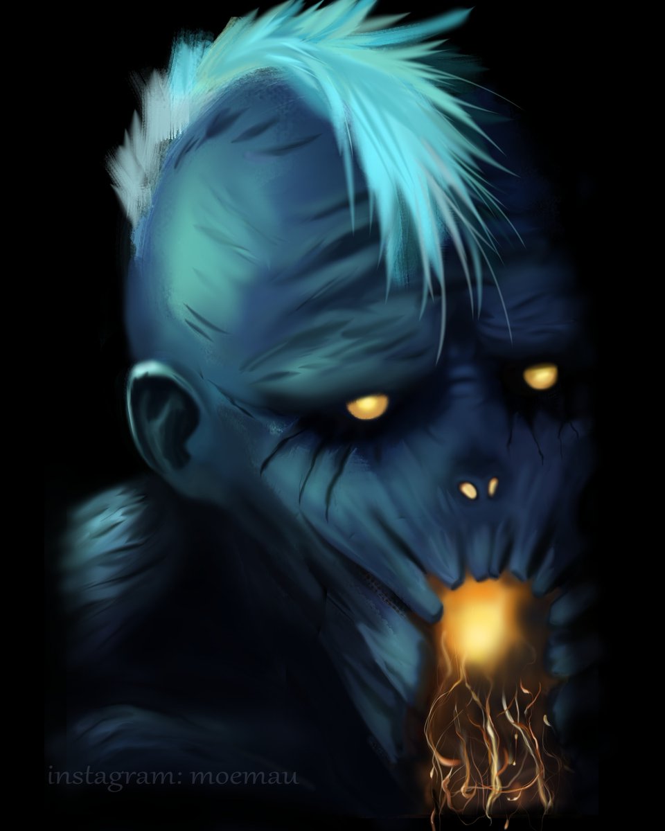 MMOmoemau's tweet photo. My blight portrait! He is a moody boi and deserved moody lighting 

#dbd #DeadbyDaylight #DeadbyDaylightfanart #blightdbd https://t.co/HXCHnNjoKc