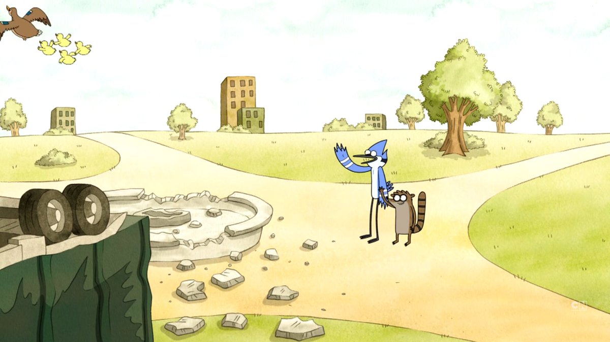 Regular show in 4 tweet media