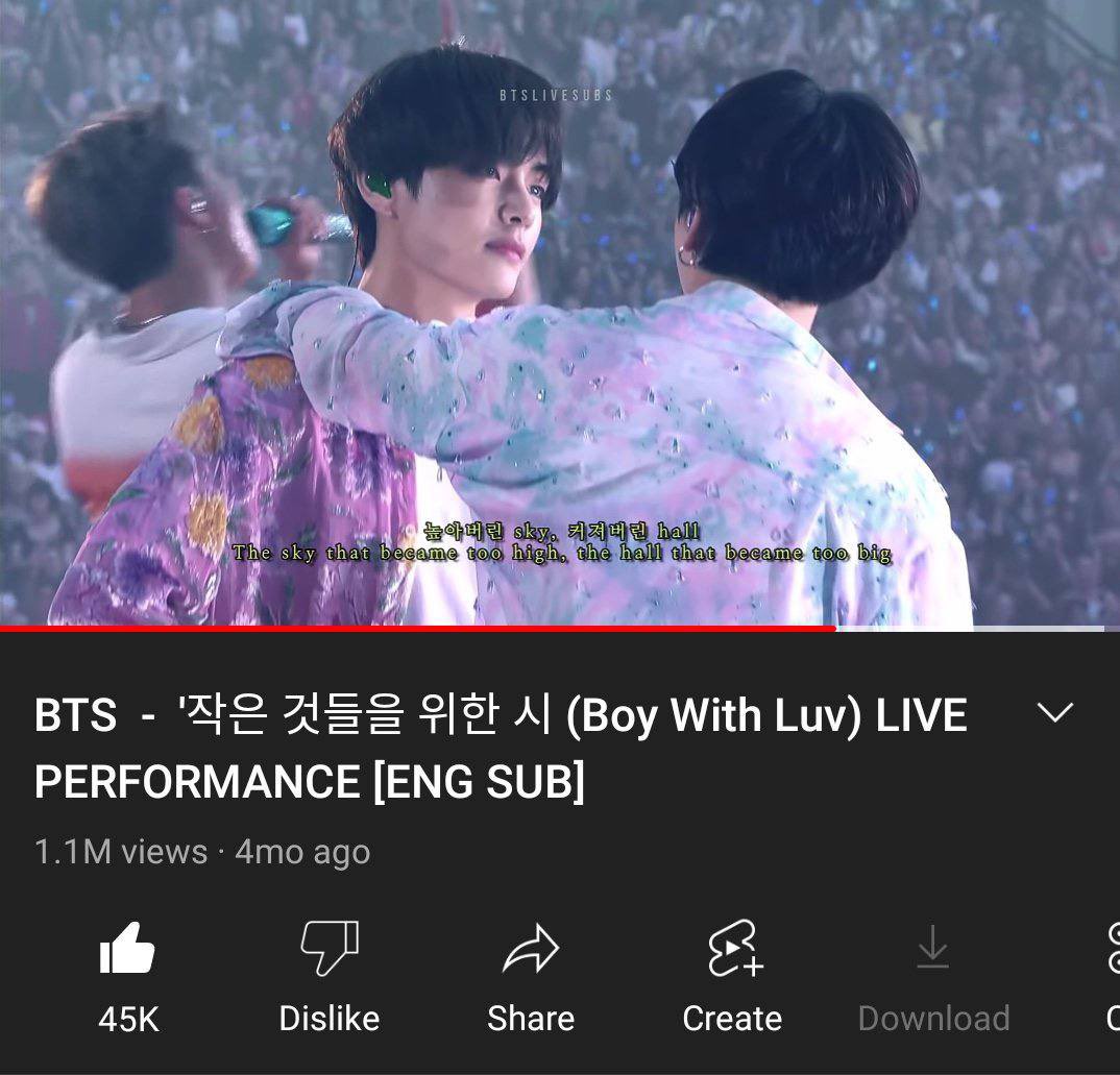 maanranda's tweet photo. The TK eye contact scene in this BOY WITH LUV performance is obviously the most played 😭
#taekook #nasia
🖇 taekookcolorfulove https://t.co/5UKtJmY7I9