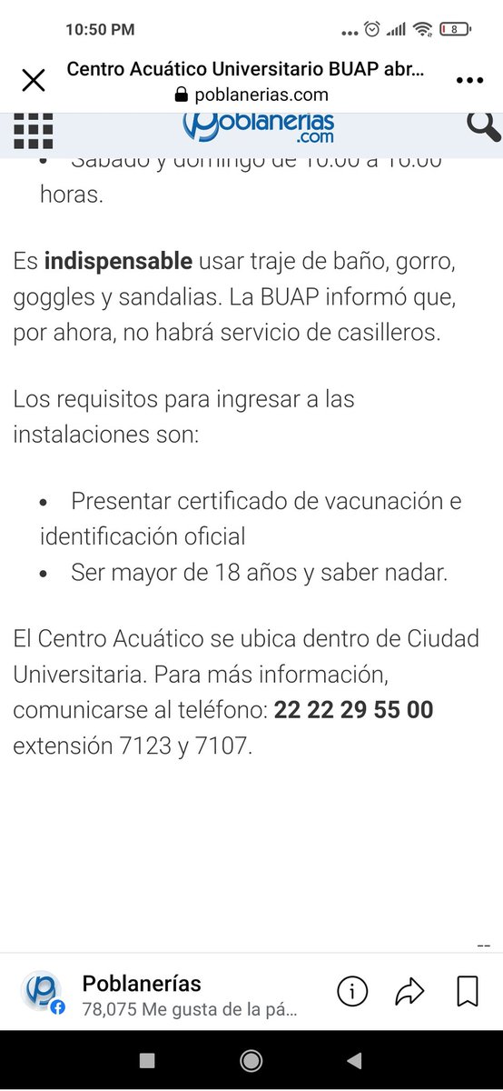 LizaPonce108's tweet photo. Como requisito para entrar el centro acuático universitario de la #BUAP piden certificado de vacunación usandolo como #PaseDeMovilidad sorpresa #controldemasas https://t.co/TCXAqs0l3m https://t.co/lv6aaHtuoj