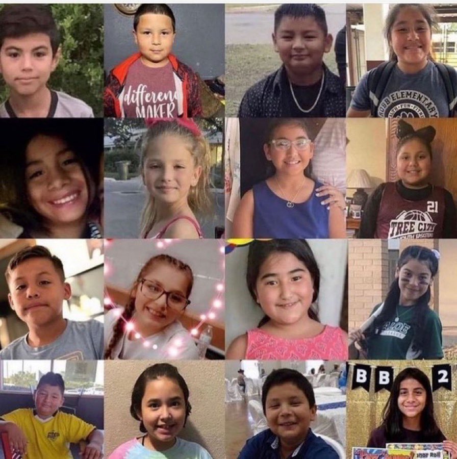 Smiling faces full of light and promise. They deserved so much more. Our children deserve so much more 💔