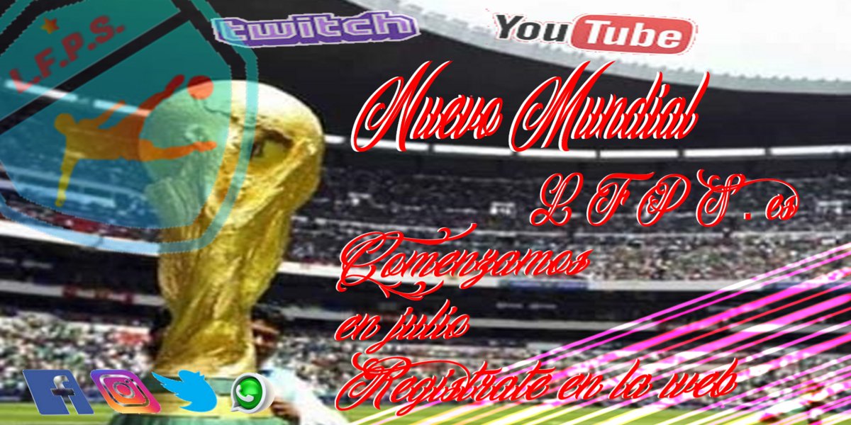 Para que este verano no decaiga .1 mundial - 2022 - lfps 
registra tu seleccion en la web 
seguimos en la busqueda de seguir necesitando colaboradores para el proximo año en las nuevos torneos <a href="/ayudas_pro/">AyudasClubesPro</a> <a href="/AytoJaen/">Ayuntamiento de Jaén</a> <a href="/ayudante_clubes/">Ayudas a jugadores y equipos</a> <a href="/FichajesAyudas/">Ayudas Fichajes</a> <a href="/Ayudas_clubes/">Ayudas Clubes</a> <a href="/elchiringuitotv/">El Chiringuito TV</a>