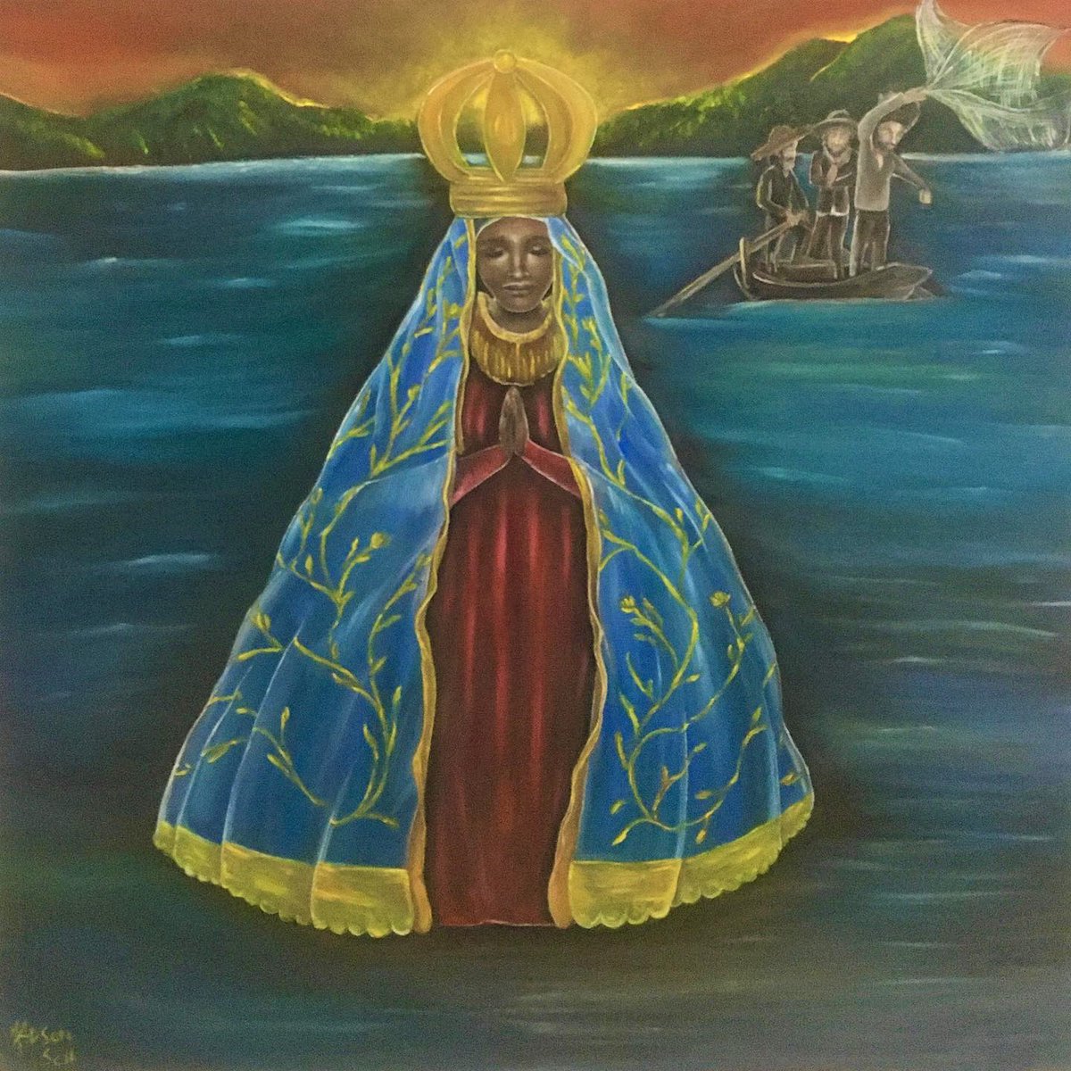 JadsonSch's tweet photo. the first NFT of a Brazilian Santa. Original and channeled art.

"Nossa Senhora Aparecida

On sale for 0.08 ETH"

#NFT #NFTShill #NFTCommunity #NFTs 

#Binance 

https://t.co/xuvG9svdQm https://t.co/wpkWAuY4py