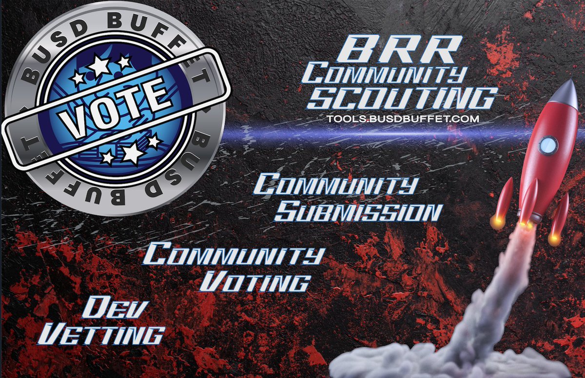 BUSDBuffet's tweet photo. We pride ourselves at BBFT in our community involvement. Help us out! Head over to our BRR submission board. Let your voice be heard on projects we need to look in to, get it upvoted, &amp; see if it makes it in the BKIT!

#BSCGems #Crypto
#altcoinseason

https://t.co/cFWPSYXhDA https://t.co/X9wKsZZ2FM