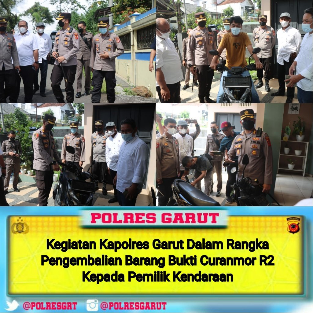 Difaa_SM's tweet photo. Polres Garut Kembalikan R2 Hasil Curanmor Kepada Pemiliknya https://t.co/aHuOTnCY68