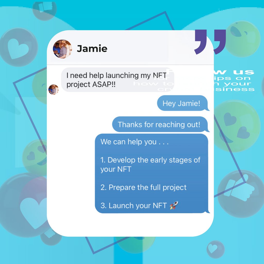 Here at Gray Matter, we make it simple for you to develop the early stages of your NFT and prepare the full project to be ready for a successful launch.

Check out our link in bio to learn more!!