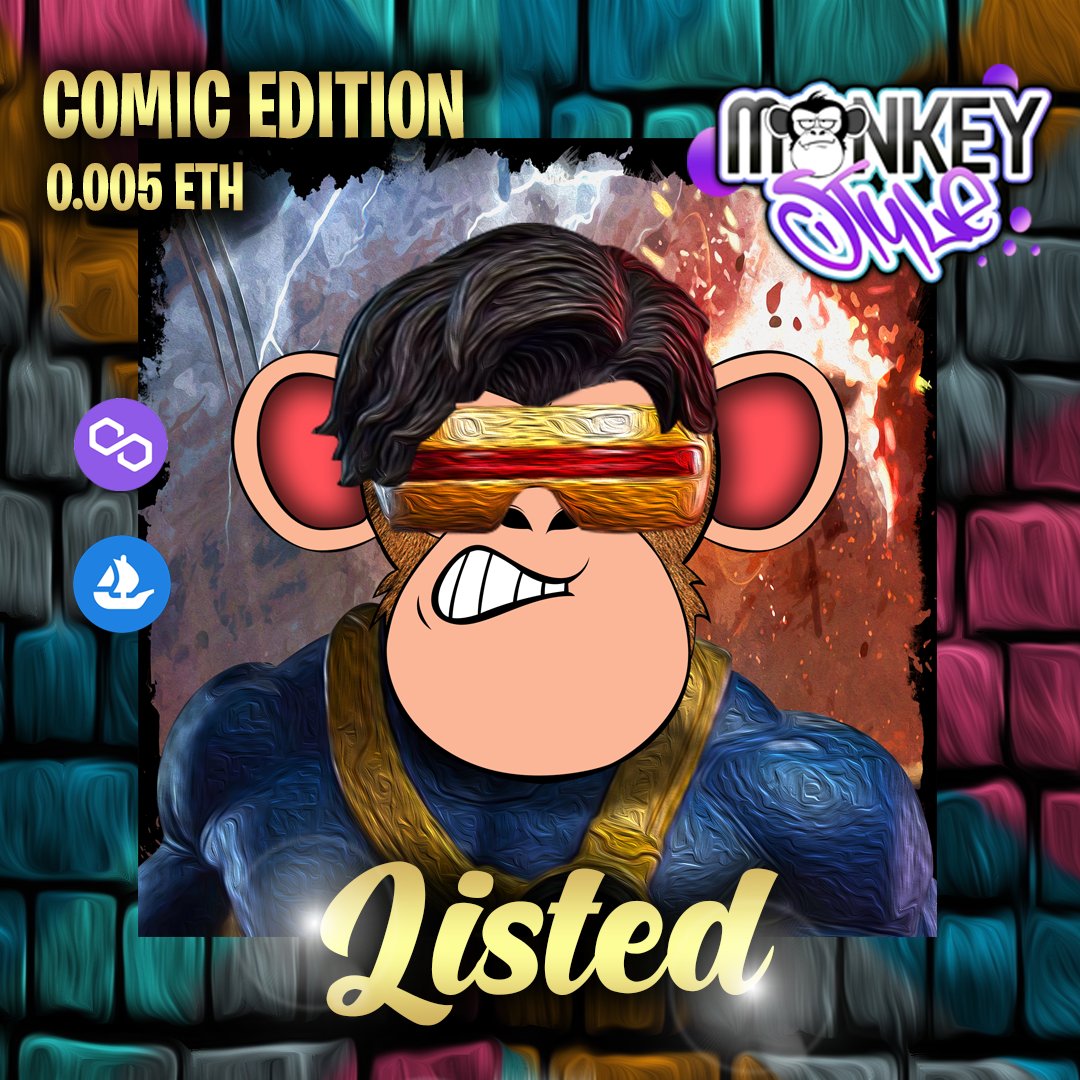 🔥🔥"MANKEY STYLE"🔥🔥
NOW AVAILABLE IN 
<a href="/opensea/">OpenSea</a> LINK IN BIO
 
#xmen #cyclops #NFTs #NFT #nftcollectors #nftcollector #NFTCommunity #NFTdrop #NFTartist #NFTartist  #BAYC  #NFTGiveaway #NFTProjects #opensea #art #collection #Collectibles #art #OpenSeaNFT