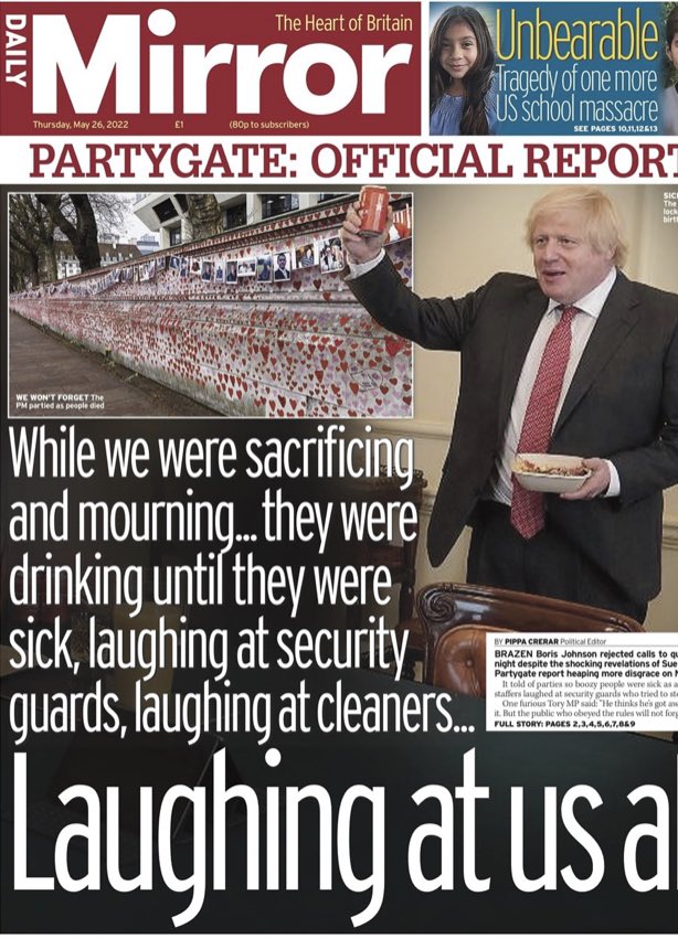 What the hell has to happen before this shameless bastard is removed from office?
We are a nation diminished by him, a laughingstock. The damage he has done is incalculable. And still his spineless party does nothing.