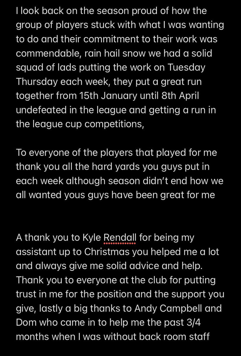 mark_2289's tweet image. First season as a manager has had its ups and downs but one I certainly enjoyed 

And glad I bit the bullet and took on the role