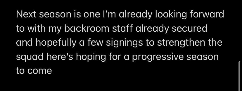 mark_2289's tweet image. First season as a manager has had its ups and downs but one I certainly enjoyed 

And glad I bit the bullet and took on the role