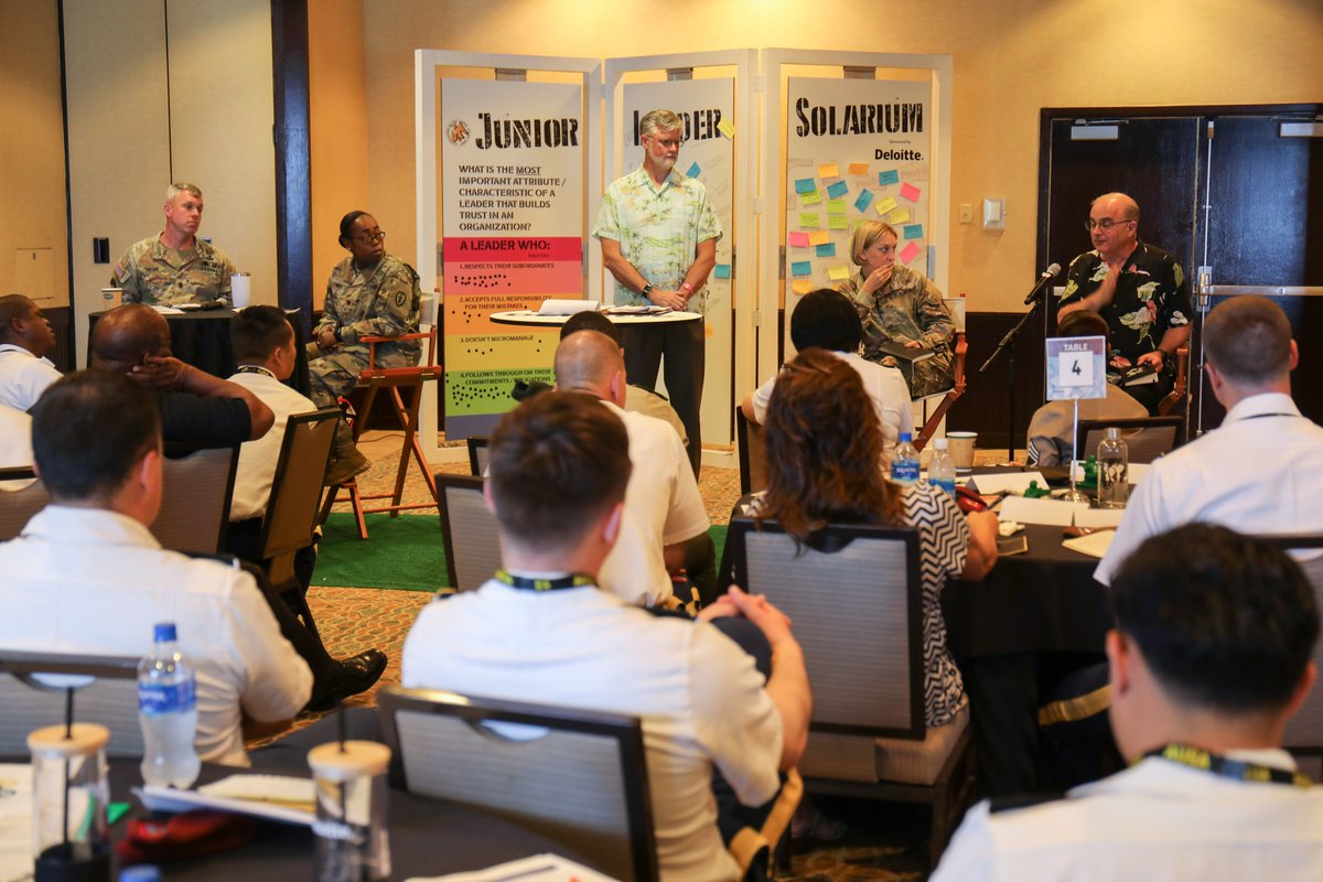 USAGJapan's tweet photo. Nearly 100 U.S. Army and foreign junior leaders participated in a solarium at LANPAC last week to learn more about building trust in their units, strategic thinking and talent management.
Learn more ➡️ https://t.co/8qTXy2AvOW
#LANPAC22 | #FreeAndOpenIndoPacific https://t.co/OCJNZkvfYq