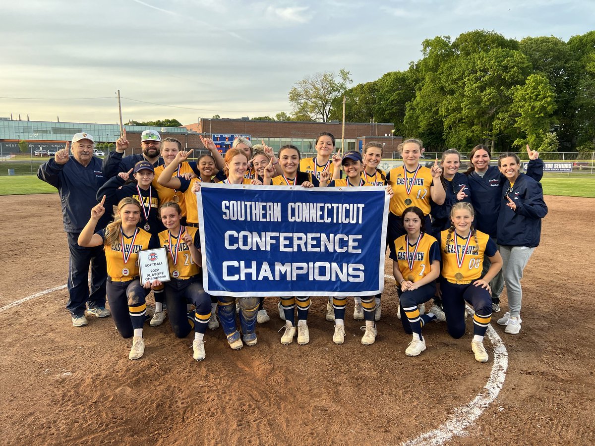 Congrats ⁦<a href="/EHavenAthletics/">East Haven AD</a>⁩ - 2022 SCC Softball champions #ctsb 

Defeated Jonathan Law, 6-1.  

First SCC title for East Haven.