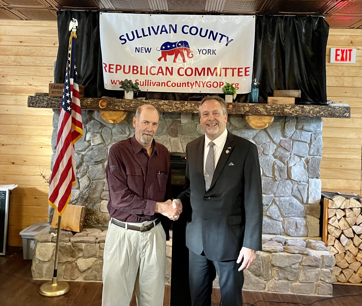 PeterforNY19's tweet photo. Honored to receive the endorsement of the Sullivan County Republican Committee. My thanks to Chairman Maas and all of the great Republicans who I am proud to partner with moving forward. The new 51st Senate District is a force to be reckoned with. #Fighting51st https://t.co/JGGu7tirjG