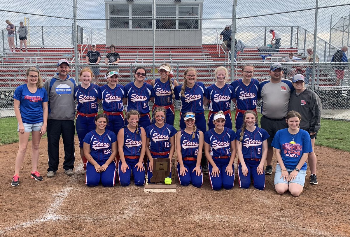 Will_Willems's tweet photo. The sectional champions, @WBstarsSoftball!! https://t.co/0ghswFsX4c