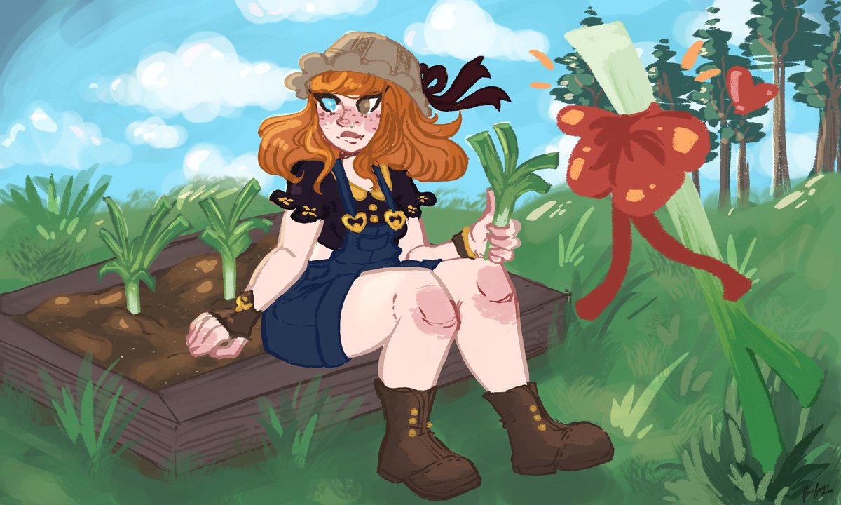 foxfetti's tweet photo. Just a gardener and her Leeks!
Entry for the Leeks! @Telixx_ 
IGN: Fimu
(Will be changed after maint. to IGN:Lny)
 #TelixxLeeks #mabinogi #alexina #erinn https://t.co/S6qxHbrBSY