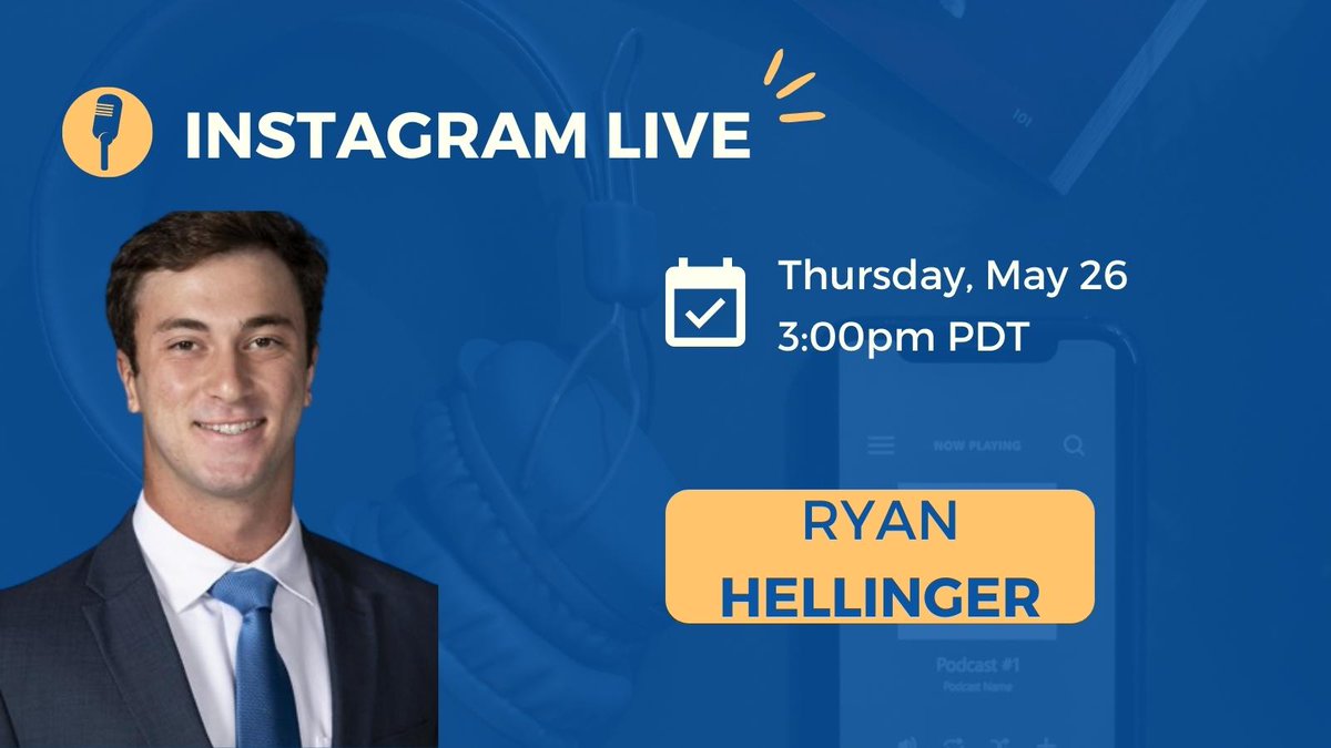 ACEingAutism's tweet photo. 🚨NEW SERIES!🚨

Join us on Instagram Live tomorrow Thursday, May 26th, at 3:00PM PDT as Ryan Hellinger, Program Director from Baltimore, MD, reveals his next step &amp; reflects on his time with @ACEingAutism.

Ask your questions👇

#instragramlive #tennisforall #graduation2022 https://t.co/vOKImAm0Xu