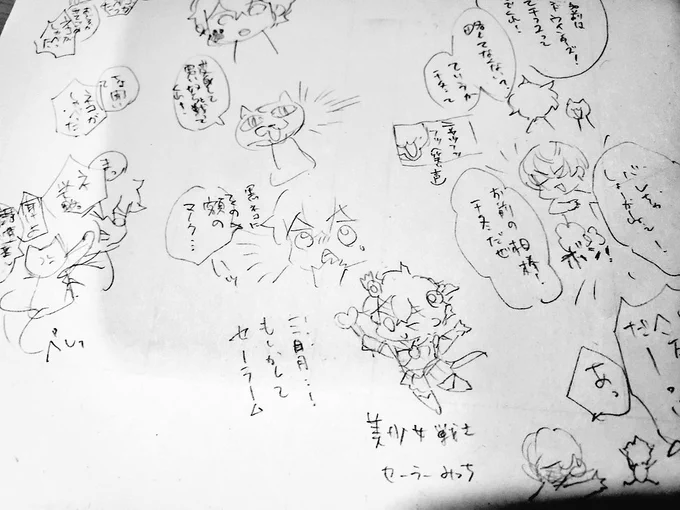 なぜかぷいきゅあじゃなくてびしょうじょせんしになったらくがき
ふゆタケのつもり
わたしに根気があれば続きも含めてちゃんと描くかもしれないし描けないかもしれない

なおセーラーみっちは記憶をたどって
描いたのでコスチュームちがうかもしれない 