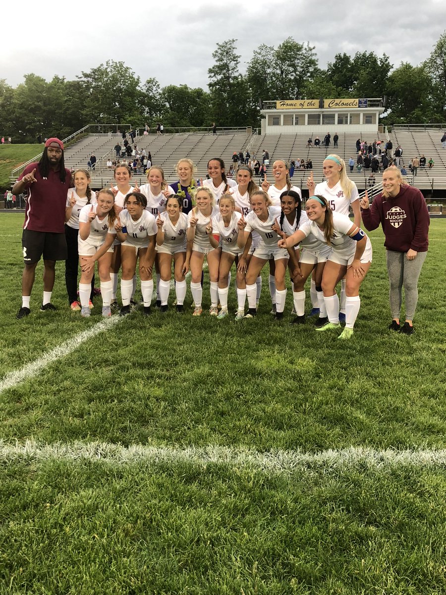 DISTRICT CHAMPS!!!! ⚽️ hard team effort against a quality team! A lot to be proud of going into the region tournament! LETS GO JUDGES!