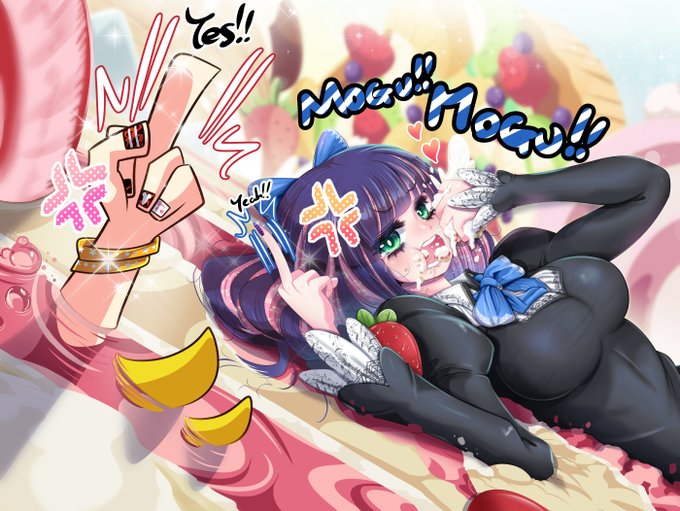 「泣きながらやけ食いするストッキング&amp;元気なパンティ」
自分でもなんでこんな絵になったのか分からないけど、爆速で完成した。 