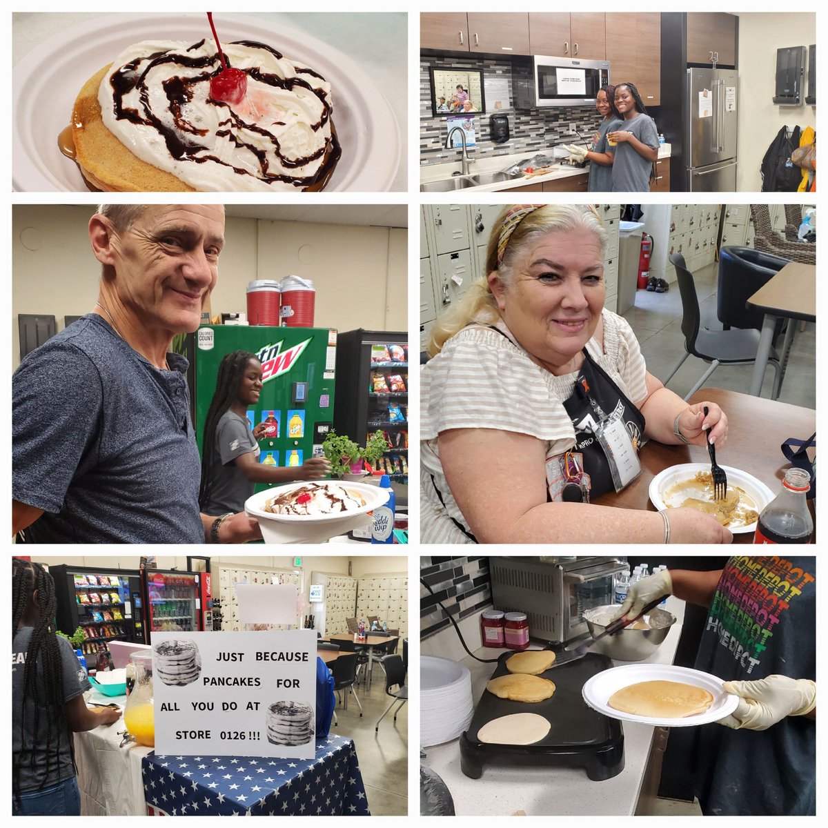 Andrea C (@acioc501) on Twitter photo #just because we appreciate our associates. Felt like making pancakes. Thank you Norma!
<a href="/ldoneal42/">Larry D ONeal</a> <a href="/NormaCisco1/">Norma Cisco</a> <a href="/thdtunya/">Tunya Williams</a> @zach_tithof <a href="/DianaKGarcia1/">Diana K Garcia</a> <a href="/RettRasmusan/">Rett Rasmusan</a> <a href="/JamesKimTHD/">James Kim</a> #d261 #mightymidsouth #just because we appreciate our associates. Felt like making pancakes. Thank you Norma!
<a href="/ldoneal42/">Larry D ONeal</a> <a href="/NormaCisco1/">Norma Cisco</a> <a href="/thdtunya/">Tunya Williams</a> @zach_tithof <a href="/DianaKGarcia1/">Diana K Garcia</a> <a href="/RettRasmusan/">Rett Rasmusan</a> <a href="/JamesKimTHD/">James Kim</a> #d261 #mightymidsouth