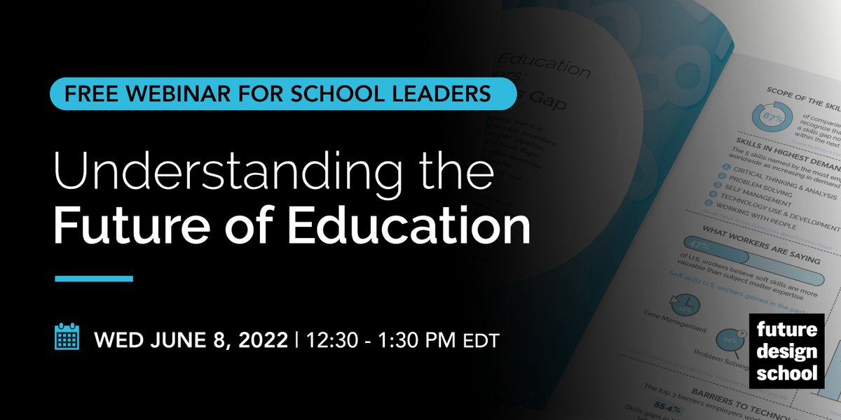 Join our expert analysts in unpacking the emerging trends identified in our 2022 Future of Education Report! 
🔍 Access exclusive research &amp; gain insight into how schools are addressing the skills gap
📅 June 8 | 12:30 ET
🔗 bit.ly/FOE22-webinar