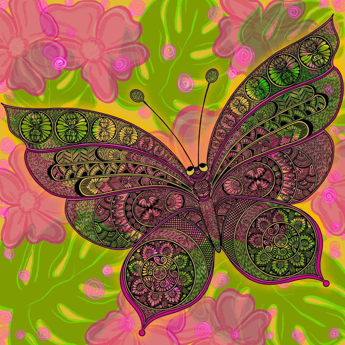 themandalaverse's tweet photo. Sparkle is now revealed in The Prologue on 
@opensea . Sparkle is a hand-drawn, 2d mandala art, (full of patterns) based on my childhood memories of butterflies.
Thank you @NamasteyNFT 
https://t.co/HOTYTGhbeI https://t.co/EZkQ0DgTlZ