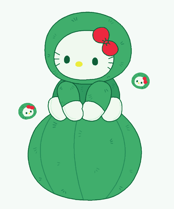 hello kitty moss ball moment 