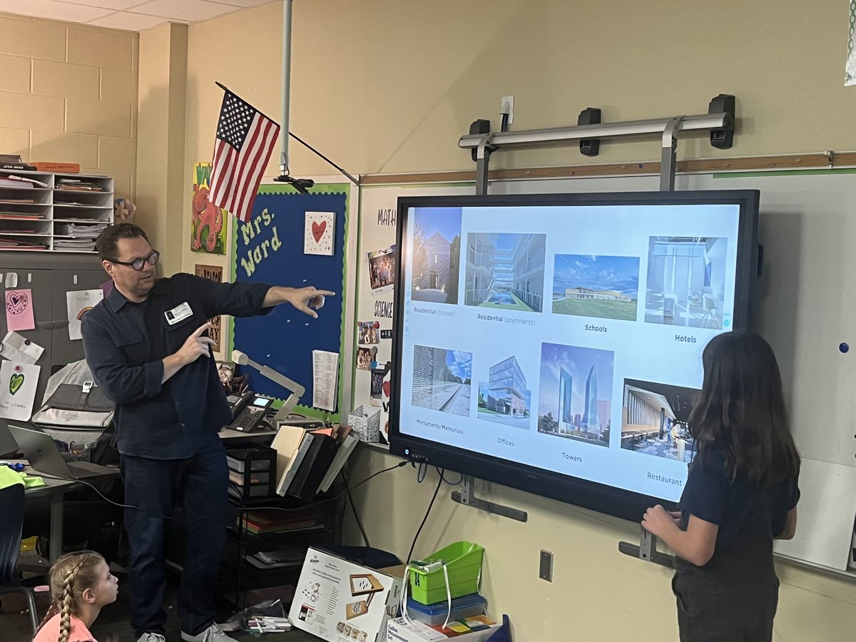 Fantastic Career Day at BCES! Thank you <a href="/BartShawDesign/">Bart Shaw</a> Students were riveted by your presentation!Special shoutout to Mrs. Burey and <a href="/BCEcounselorMM/">Maria Martinez</a> for organizing such a fun day!
<a href="/CarterBCE3/">Lori Carter</a> <a href="/Melissa_M_Ward/">Melissa Ward</a> <a href="/BearCreekElem/">Bear Creek</a> @mshaw_shaw #teambce