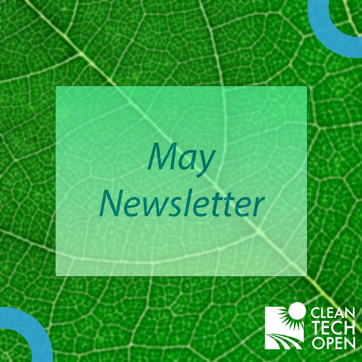 cleantechopen's tweet photo. Our May newsletter is out! Featuring the National Academy speaker lineup, upcoming LA and Bay Area MeetUps, the latest #CTOAlumniSuccess, and more. Visit the link to find out about key CTO updates and events: https://t.co/G9kEc2mHOM

#climatetech #cleantechopportunities https://t.co/AFF2viMQhf