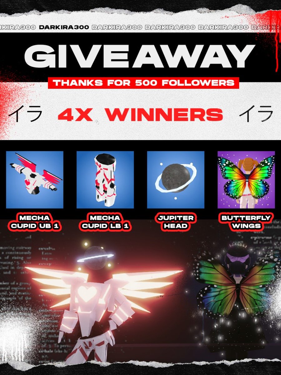 ❤️❤️❤️❤️❤️
In thanks for 500 followers, thanks for the art work it looks amazing <a href="/Lukibi_NFT/">Lucas Ferreira | Nova Dex</a> 

#GIVEAWAYS #DECENTRALAND
FOLLOW <a href="/DarkIra300/">Ira (Ø,G) .ink | HUDL</a> + <a href="/Lukibi_NFT/">Lucas Ferreira | Nova Dex</a> + <a href="/DCLDating/">Decentraland Dating</a> 

✅Retweet+👍Like+❤Tag 2 friends 
🚨WINNER 72HRS🚨

🏆4x Winners🏆

#Giveaways <a href="/decentraland/">Decentraland</a> #NFT #freenft