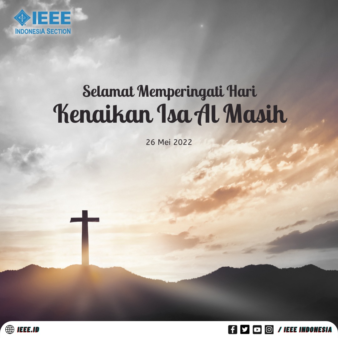 Kedamaian hadir dalam suasana penuh kasih, Selamat Hari Kenaikan Isa Almasih 2022.