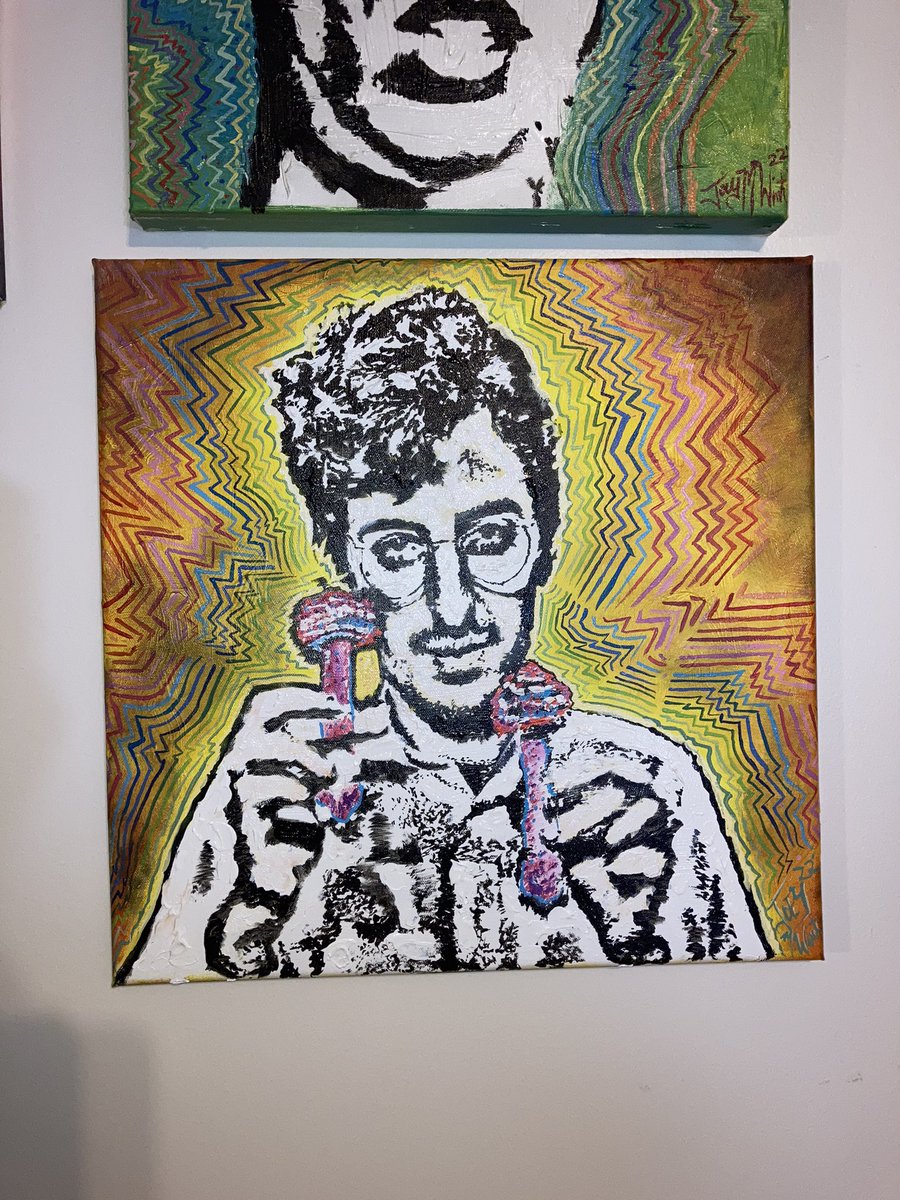 JoeyWintART's tweet photo. #5 #hamiltonmorris 30 for 30 painting challenge. #trippy #chemist #nftpainting @ThetaDrop @THETAtv @Theta_Network @VICE drop title suggestions and other people to paint 👇 below. #NFTCommunity #theta #tfuel #trippyart https://t.co/VKrwCo9nqt
