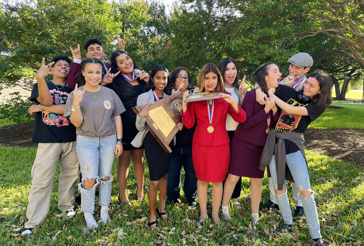 STATE CHAMPION SPEECH TEAM!!! We just did that!!! #tmspeechdebate #tulosomidway #noexcuses #justresults #letsgoooooo #champions #uil