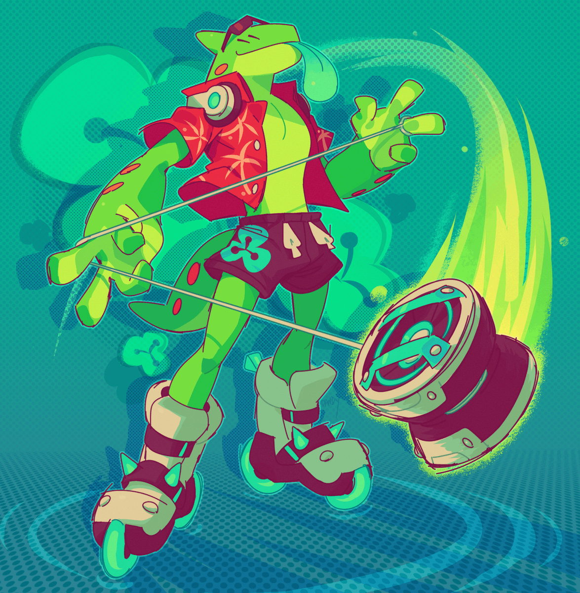 「yoyo guy 」|dandy 🥦🏝のイラスト
