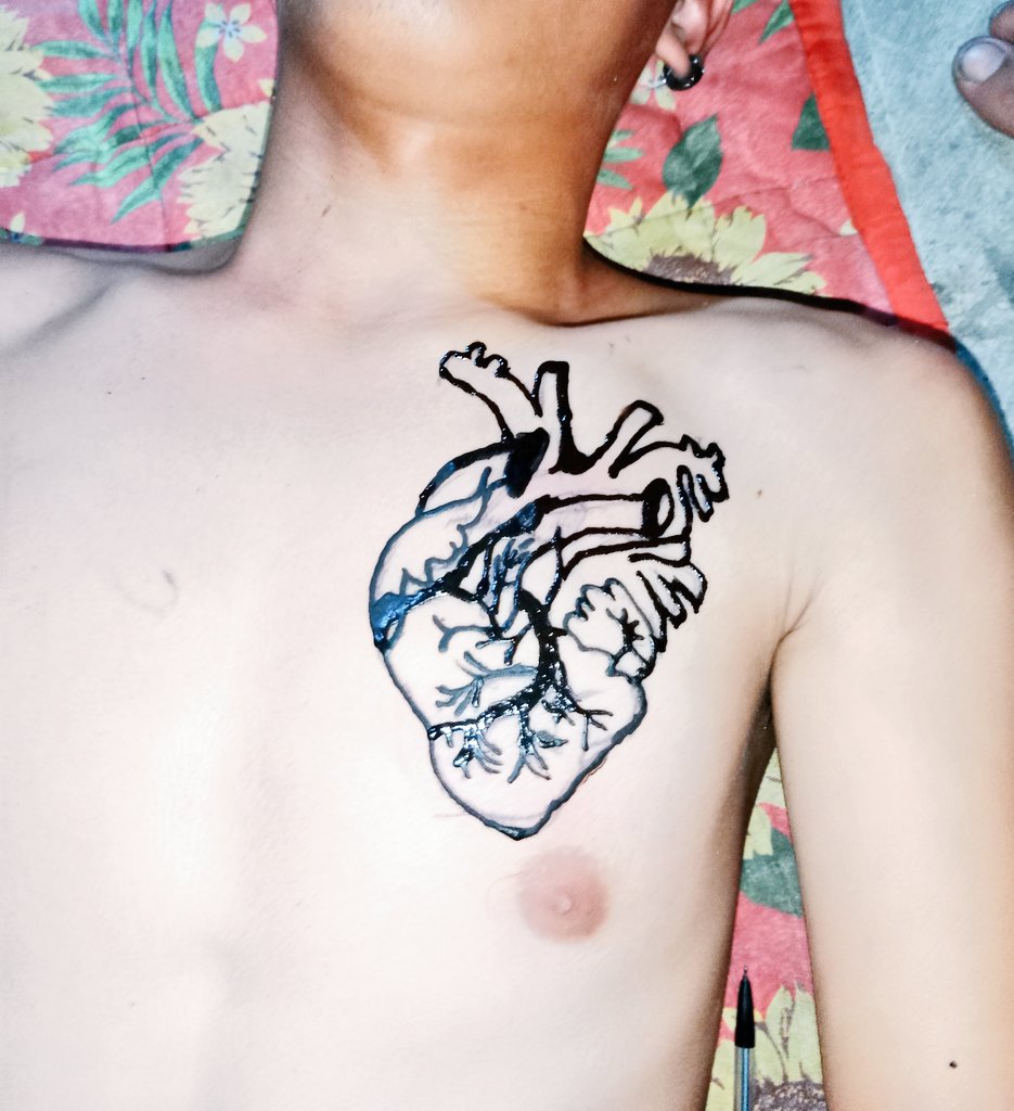 Bongski027's tweet photo. I try Tattoo. To my brother 🤗🤗🤣 https://t.co/OnHUEIopFW