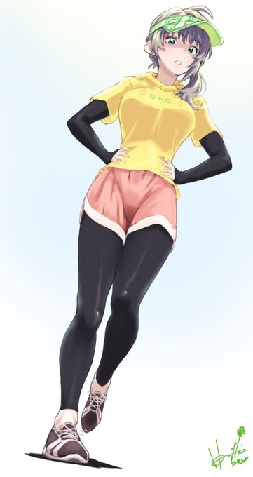 学院長こういうの着なさそうシリーズその2。
ジョグ見沢さん🏃‍♀️
#雛見沢くるみ 