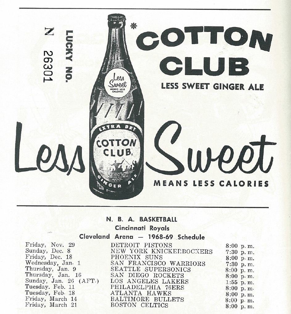John Skrtic on Twitter "Cotton Club Ginger Ale. Cincinnati Royals