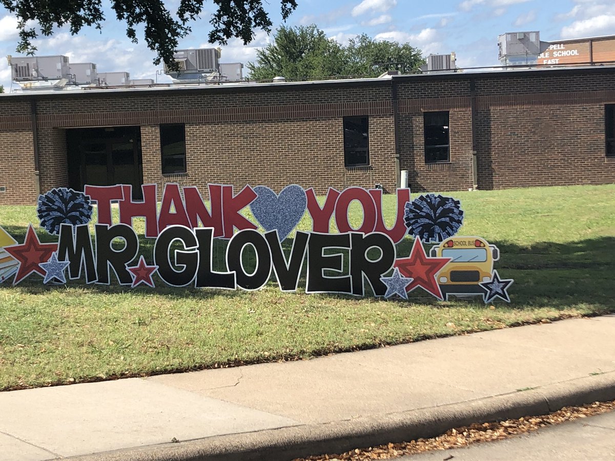 Thanks for loving on Mr. Glover! <a href="/Coppell/">Charles W. Smith</a> East