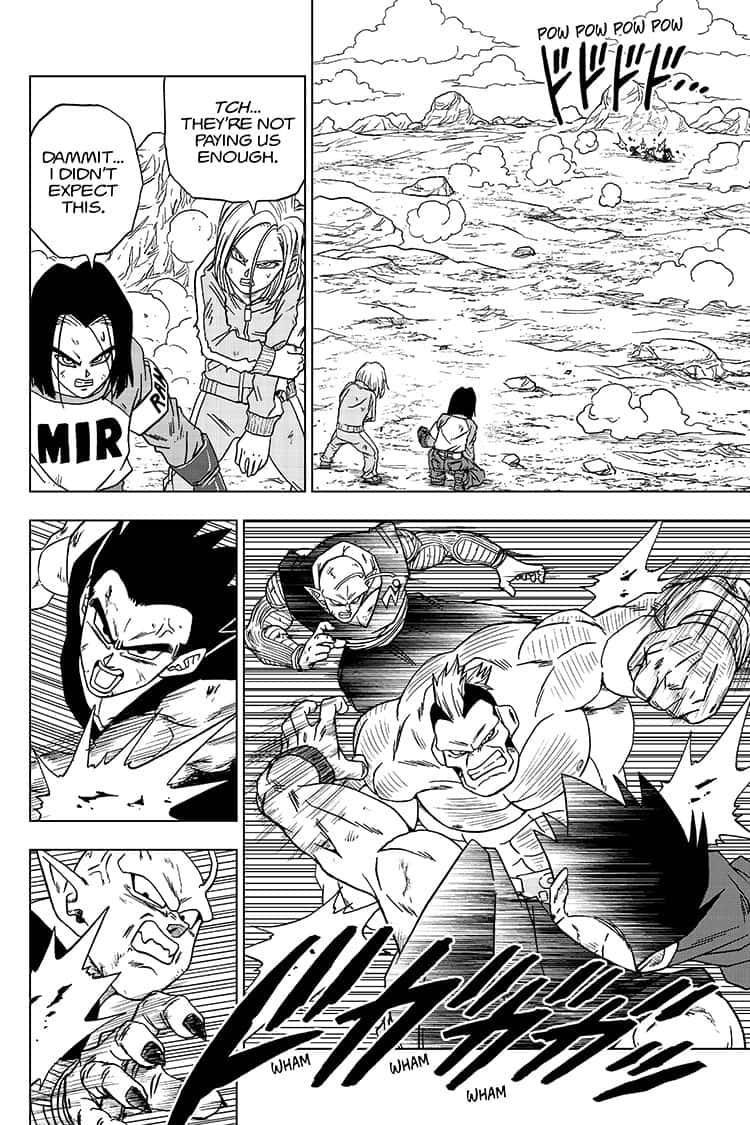 SechSech4's tweet photo. @GalacticMj Ok, now explain why vegeta goes to his base form instead of going to his previous form (SSJ2), this is an inconsistency in the same chapter LMAO.
Also, how Goku SSJ3 was knocked down by one Sagambo punch but Piccolo resisted more? The power scaling is a joke https://t.co/RurPGrR2NF
