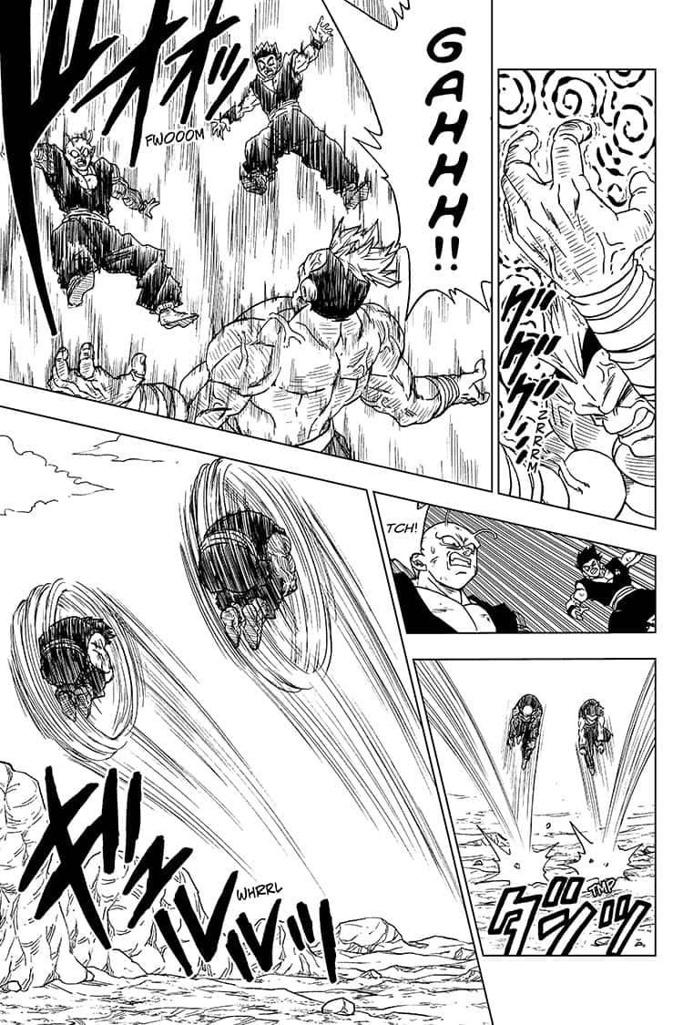 SechSech4's tweet photo. @GalacticMj Ok, now explain why vegeta goes to his base form instead of going to his previous form (SSJ2), this is an inconsistency in the same chapter LMAO.
Also, how Goku SSJ3 was knocked down by one Sagambo punch but Piccolo resisted more? The power scaling is a joke https://t.co/RurPGrR2NF