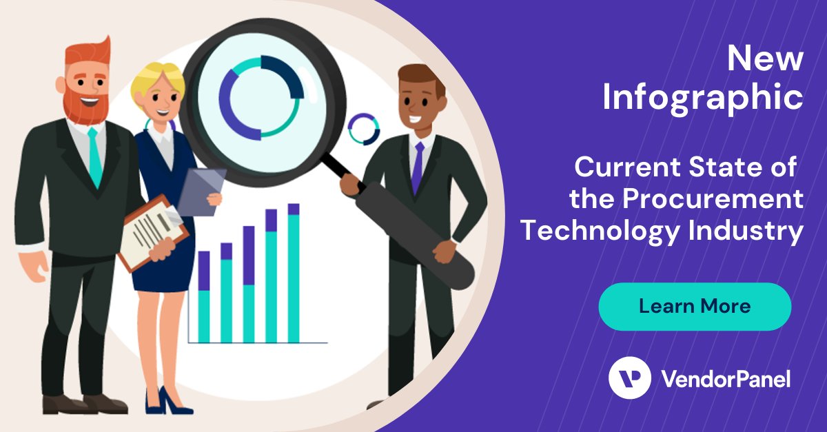 VendorPanel's tweet image. Wondering what the latest trends in procurement technology are?  We’ve gathered the latest industry research and summarised it in a handy infographic. #procuretech 
hubs.li/Q01bNhcX0