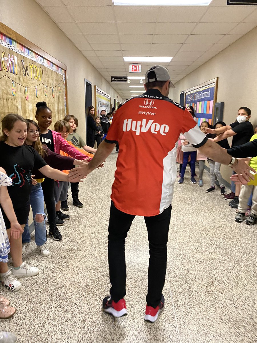 suzielliott's tweet photo. Great @IMS Community Day with school visits and #SpectacleofHomes today! Felt great to give back and play a small part! #Indy500 https://t.co/GracUyPZdp