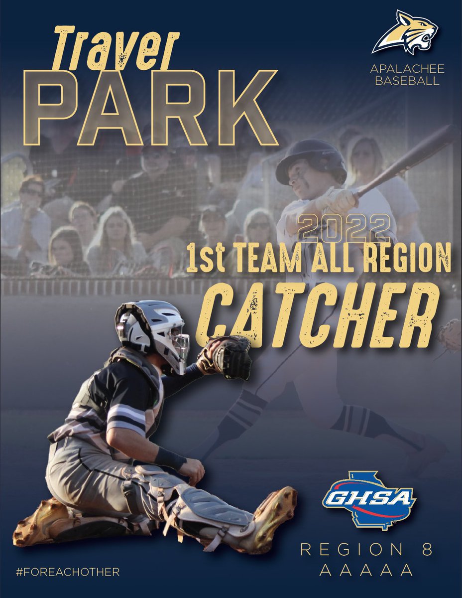 Apalachee Baseball (@cheebaseballahs) on Twitter photo Congratulations to <a href="/ParkTraver/">Traver park</a> on one of the best seasons EVER! Led Region 8-AAAAA in most offensive categories hitting .569 as a sophomore! Selected as 1st Team All Region as a catcher. Canโt wait to watch you play again next year! Awesome job 10.
#AllRegion Congratulations to <a href="/ParkTraver/">Traver park</a> on one of the best seasons EVER! Led Region 8-AAAAA in most offensive categories hitting .569 as a sophomore! Selected as 1st Team All Region as a catcher. Canโt wait to watch you play again next year! Awesome job 10.
#AllRegion