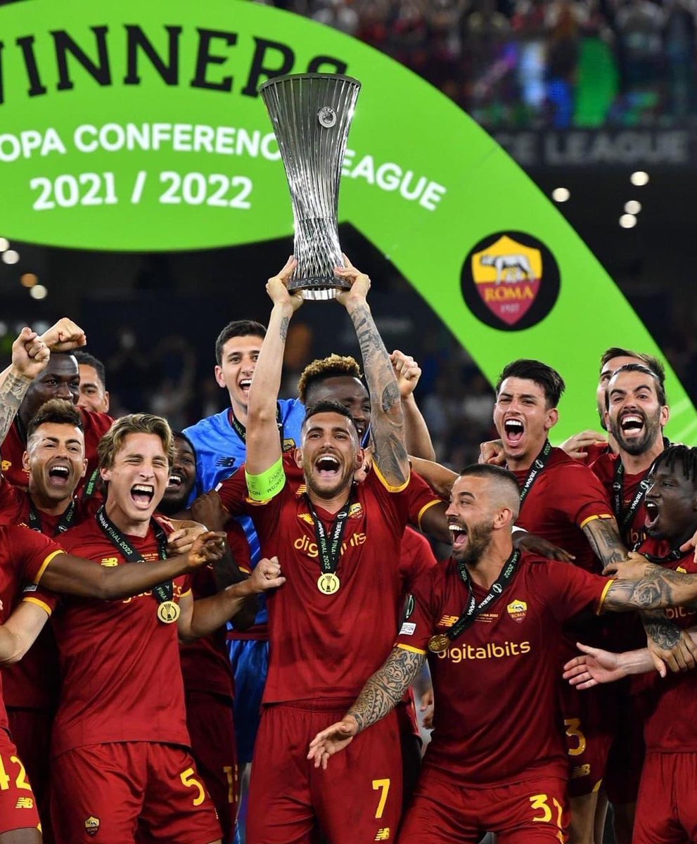 footfactorygn's tweet photo. Félicitations à l’AS Roma de Amadou Diawara qui viennent de remporter la toute première Conférence League de l’histoire.
#FF224 #Noosecom https://t.co/WY9PzzrUDF