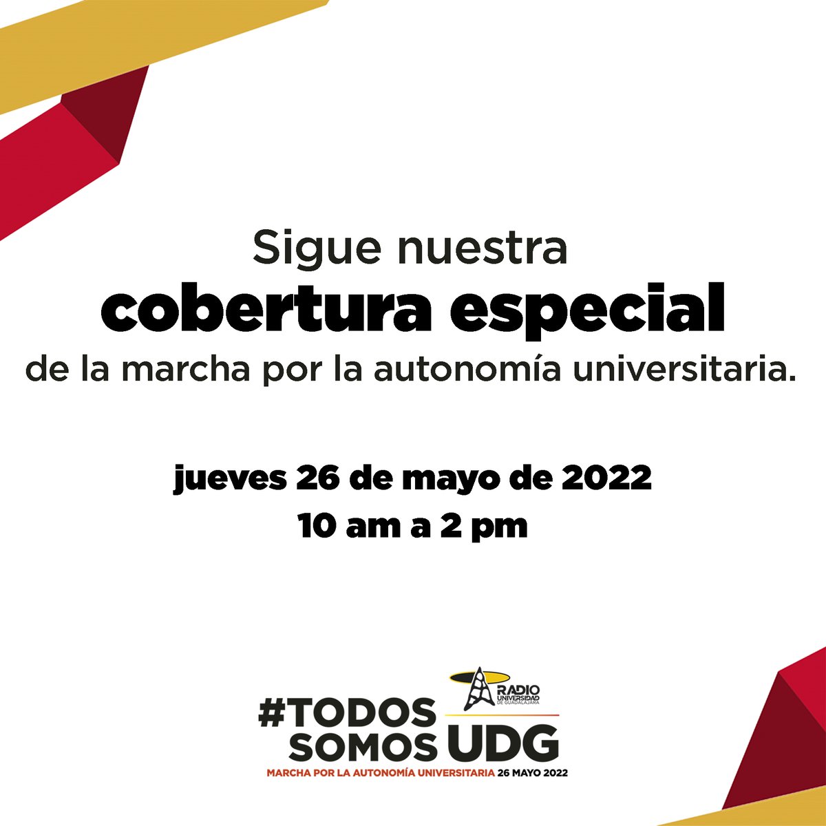 Radio Universidad de Guadalajara tweet media